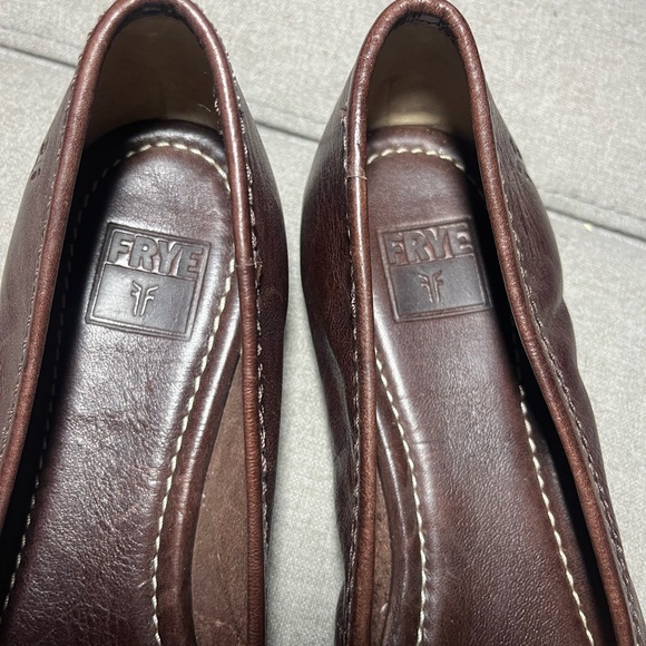 Leather Frye Regina pointed toe flats - Picture 5 of 5